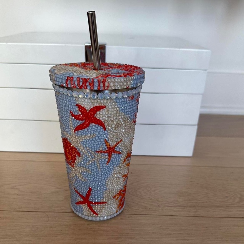 Versace Crystal Barocco Sea Travel Cup